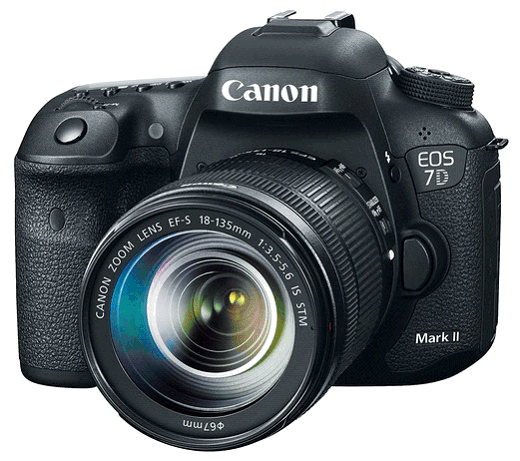 Canon EOS 7D Mark II s 18-135mm STM objektivem