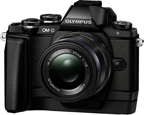 Olympus OM-D E-M10 s 25mm F1,8 objektivem