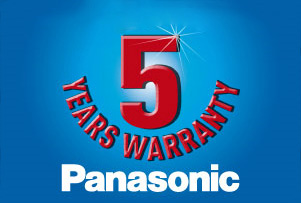 Panasonic 5letá záruka