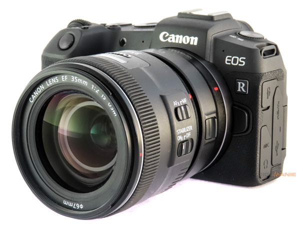 Canon EF 35mm f/2 IS USM na Canon EOS RP