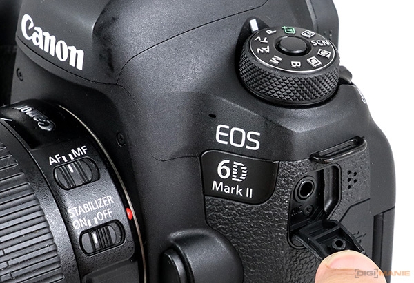 Canon EOS 6D Mark II port pro mikrofon