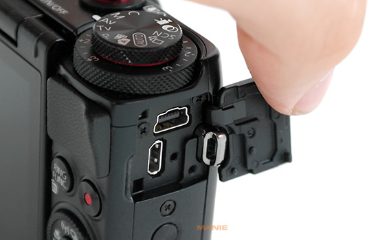 Canon PowerShot G7 X porty
