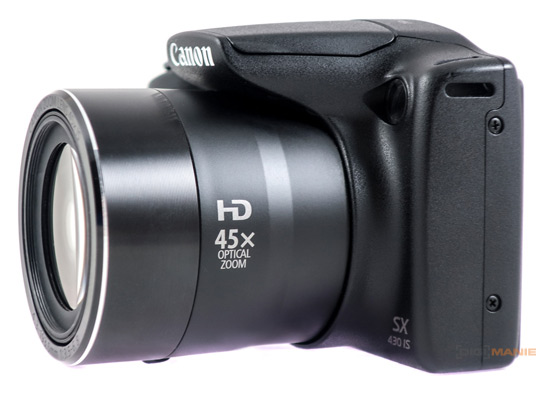 Canon PowerShot SX430 IS levá strana