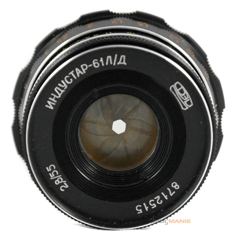 Industar-61L/D 55mm F2.8 (M39) irisová clona