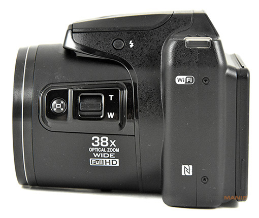 Nikon Coolpix L840 levá strana