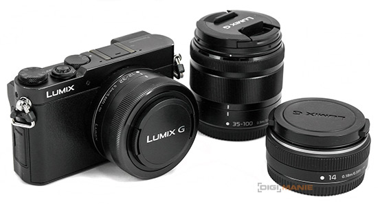 Panasonic Lumix GM5 se třemi objektivy