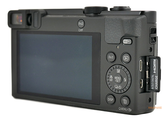 Panasonic Lumix TZ70 ovládací prvky