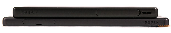 Sony Xperia Z5 a Z5 Compact levá strana