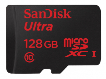 SanDisk Ultra microSDXC 128GB UHS-I Class 10