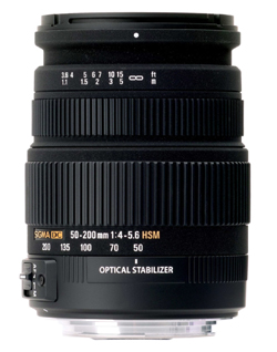 SIGMA 50-200mm F4-5.6 DC OS HSM