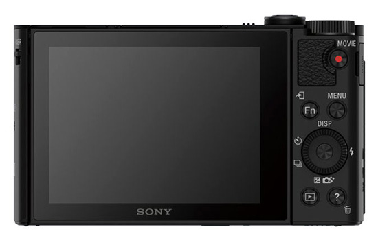 Sony Cyber-shot HX80 zadní strana