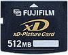 Společnosti Fujifilm a Olympus oznámily 512 MB xD kartu