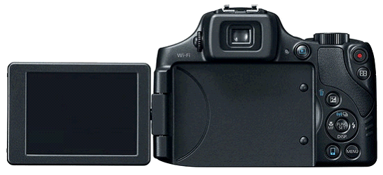 Canon PowerShot SX60 HS polohovatelný displej