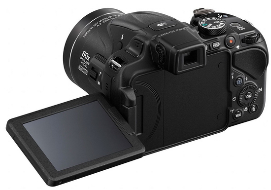 Nikon Coolpix P600 polohovatelný LCD displej