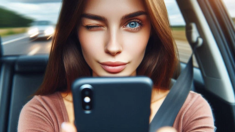 Žena míří za mříže kvůli focení selfie. Při focení řídila auto a zabila motorkáře